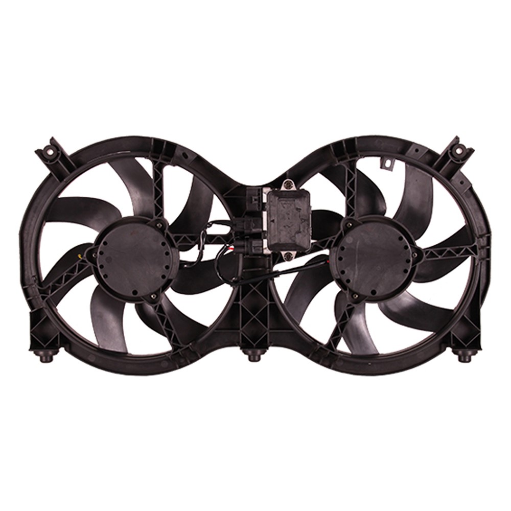 Dual Radiator And Condenser Fan Assembly For 13 INFINITI JX35, 14-20 INFINITI QX60, 13-20 Nissan Pathfinder