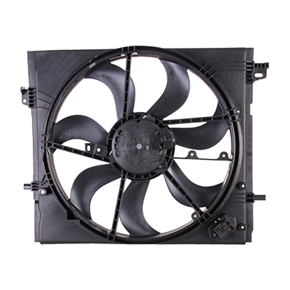 Dual Radiator And Condenser Fan Assembly For 17-20 Nissan Rogue Sport