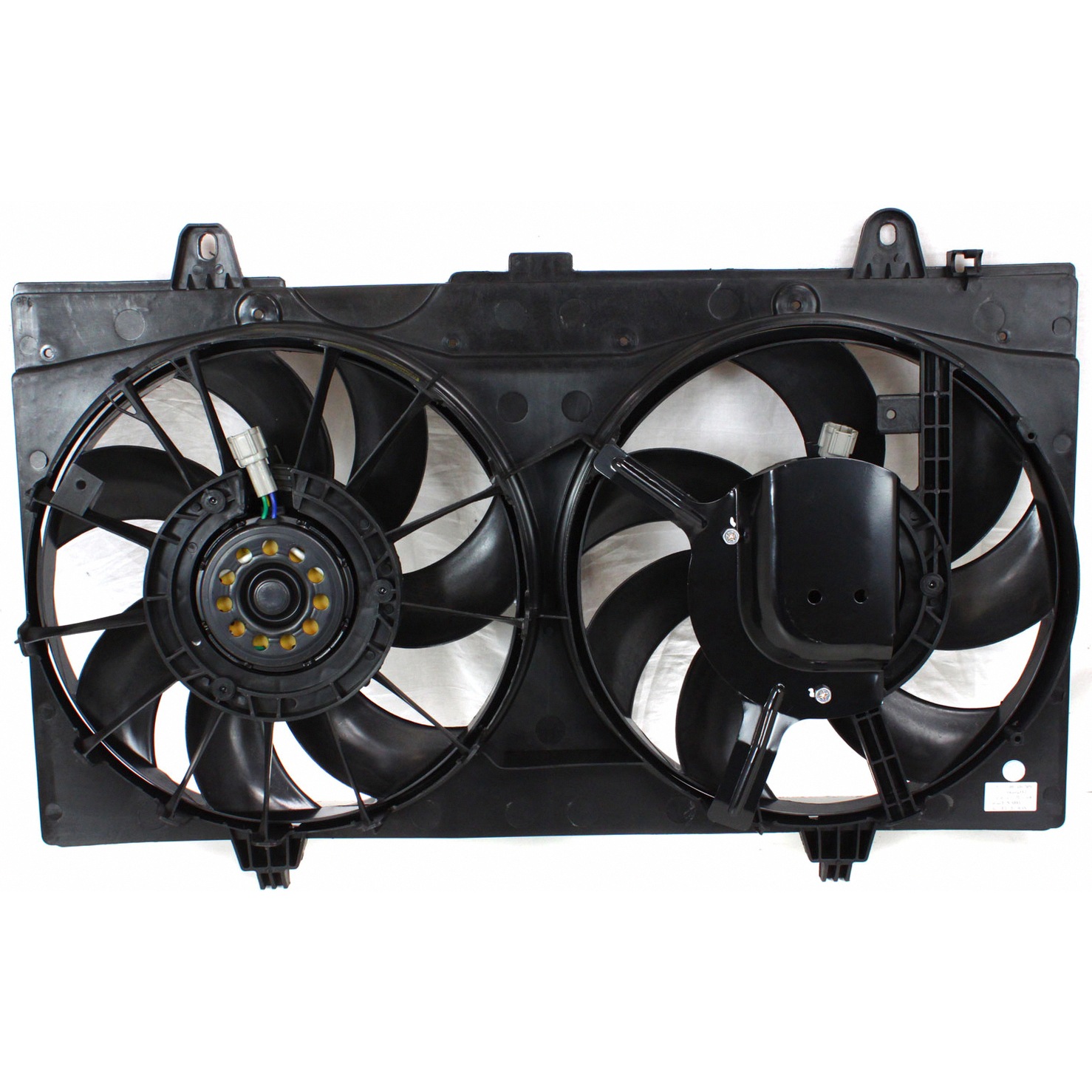 Dual Radiator And Condenser Fan Assembly For 07-12 Nissan Sentra
