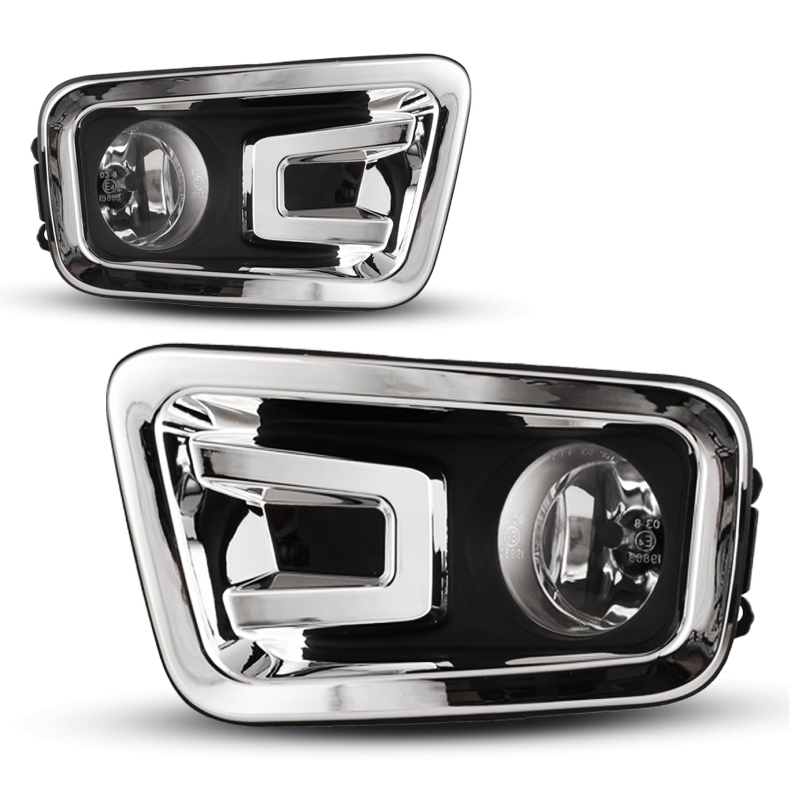 Fog Light Set For 17-19 Nissan Titan, 16-19 Nissan Titan XD