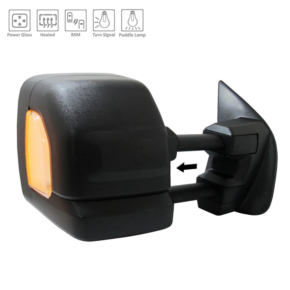 Right Passenger Side Door Mirror For 17-19 Nissan TITAN, 17-19 Nissan TITAN XD