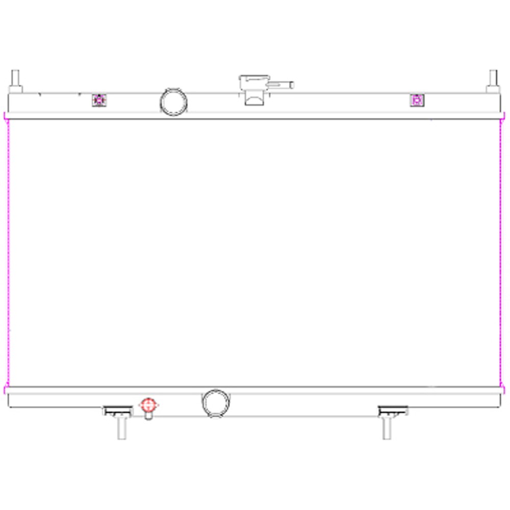 Radiator For 07-12 Nissan Sentra