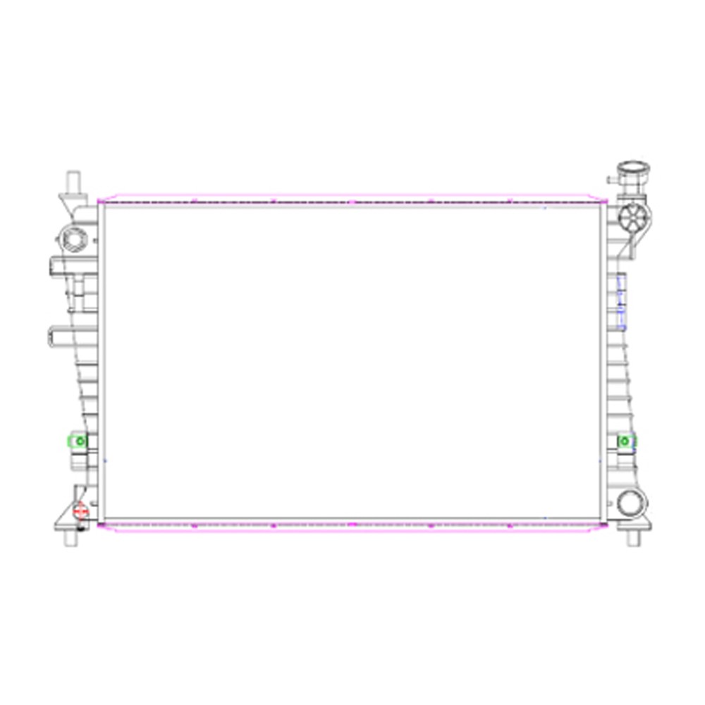 Radiator For 08-11 Ford Focus