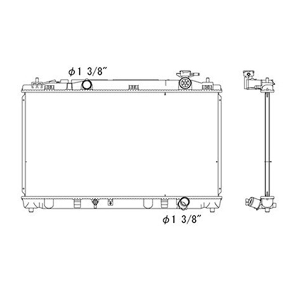 Radiator For 10-11 Toyota Camry