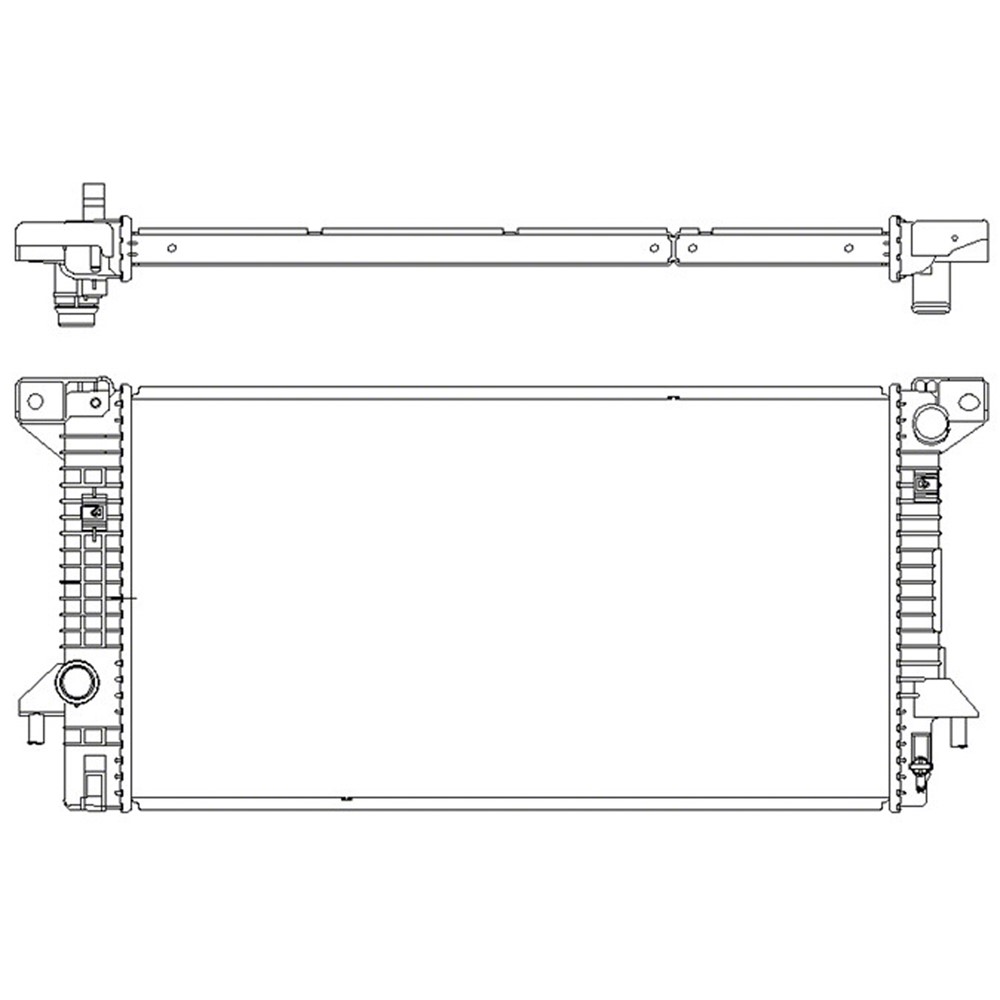 Radiator For 15-17 Ford Expedition, 11-14 Ford F-150, 15-17 Lincoln Navigator