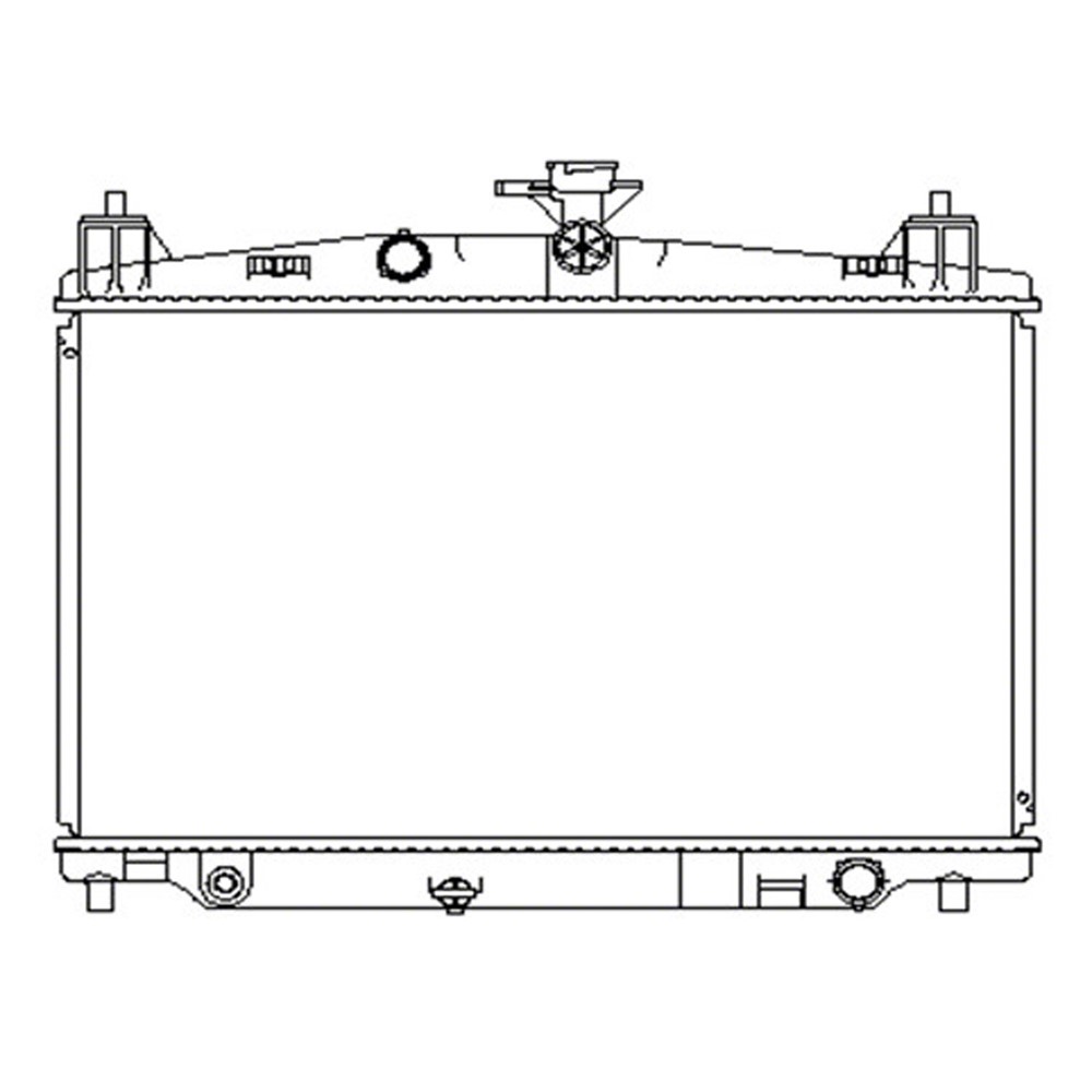 Radiator For 11-14 Mazda 2