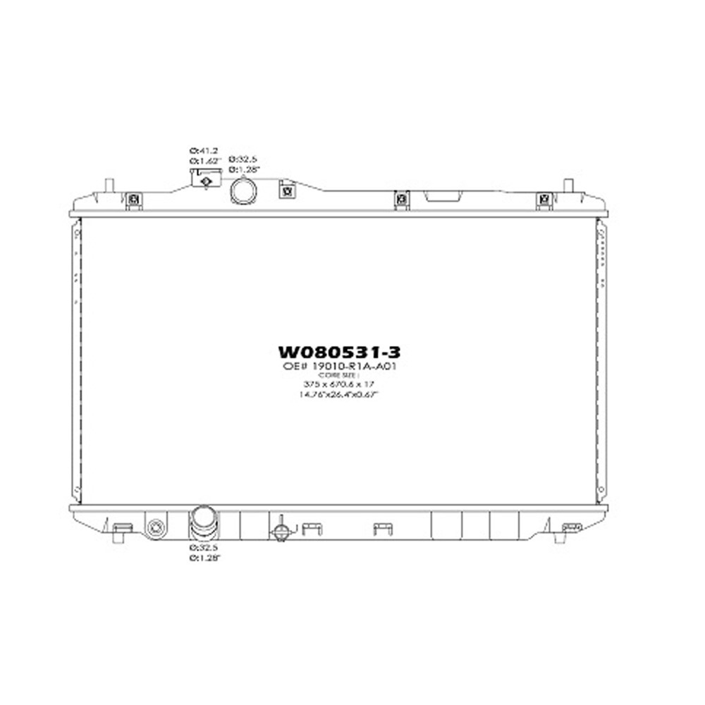 Radiator For 12 Honda Civic