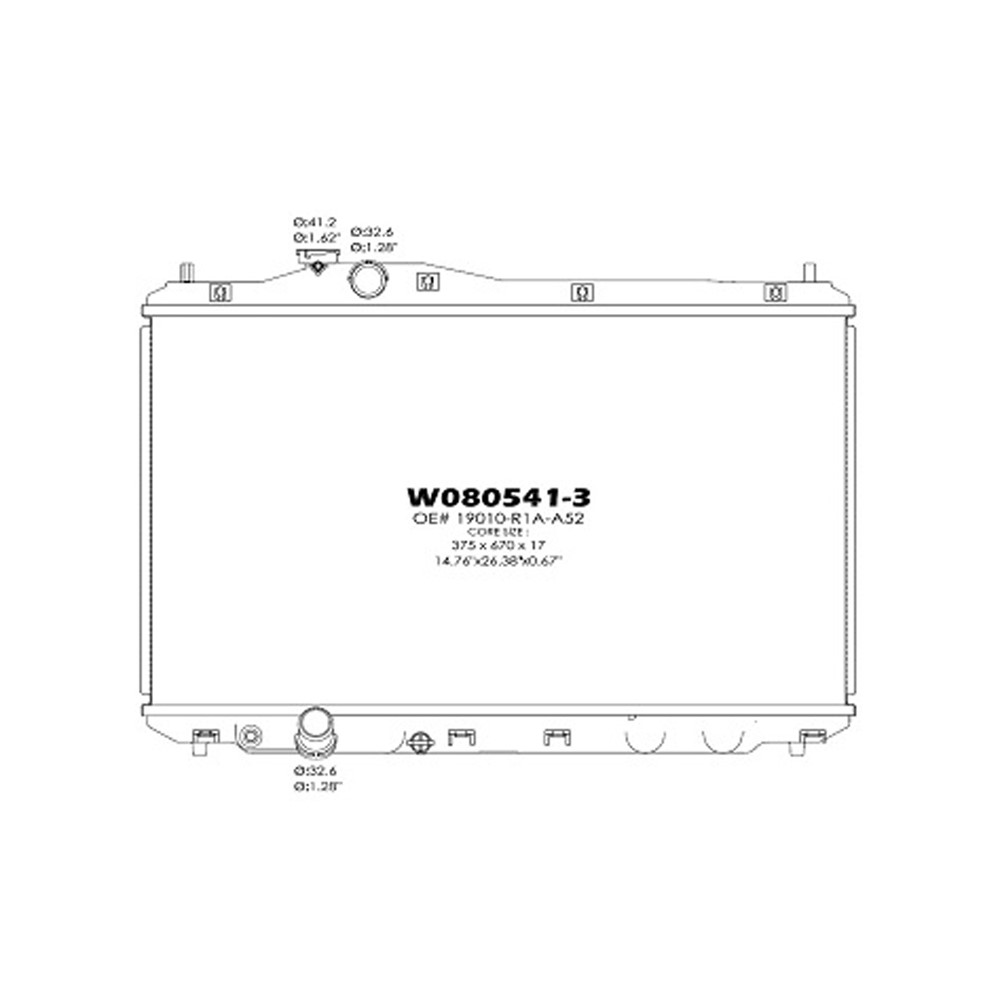Radiator For 12 Honda Civic