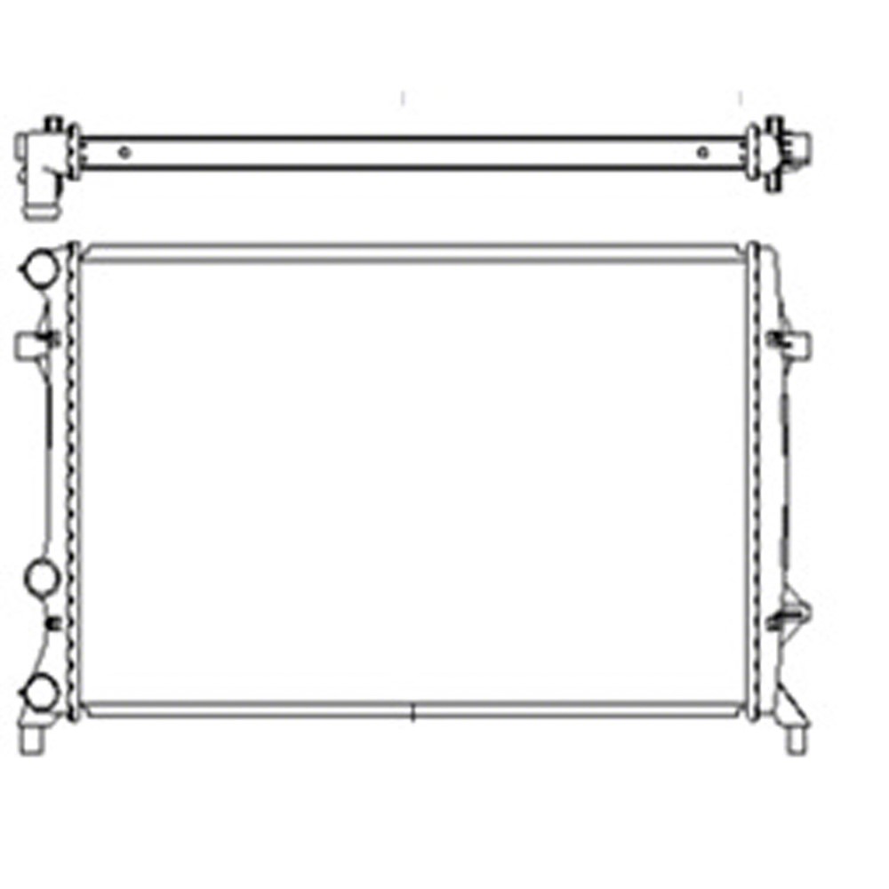 Radiator For 12-14 Volkswagen Passat
