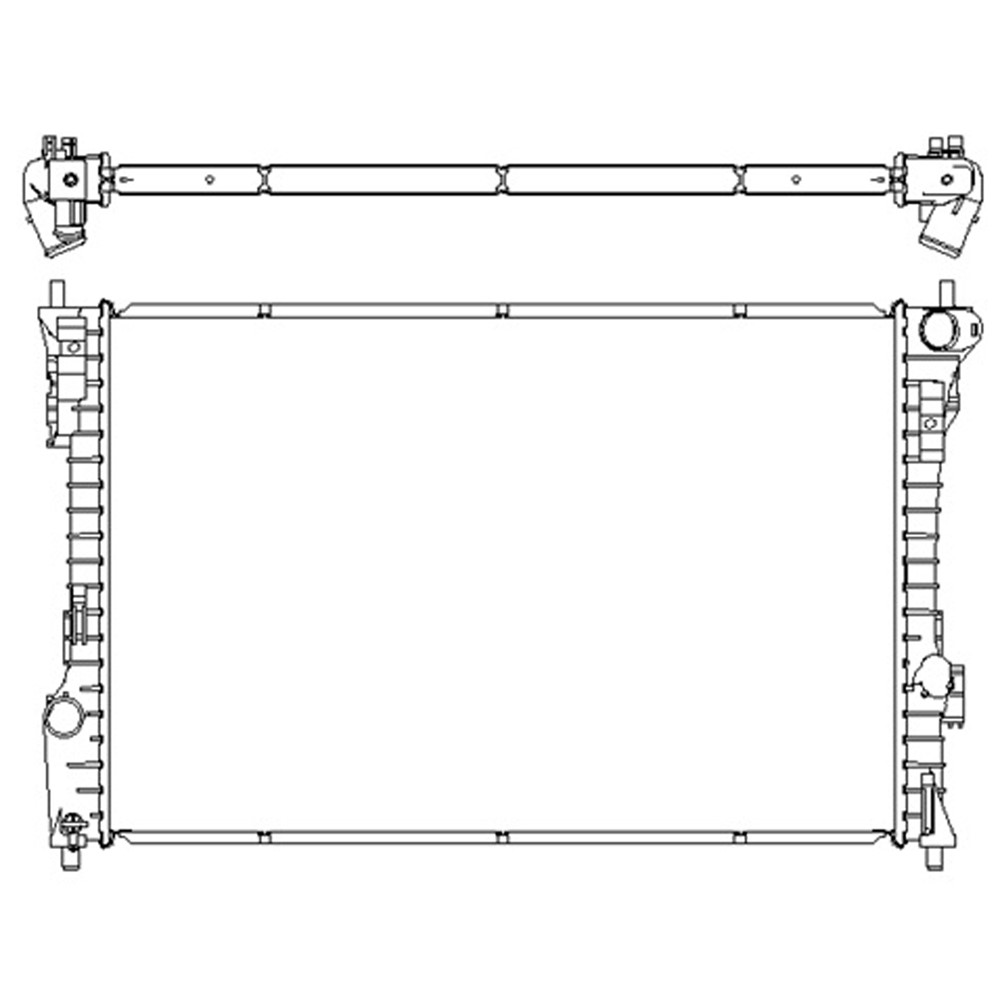 Radiator For 11-19 Ford Explorer, 13-19 Ford Flex, 13-19 Lincoln MKT