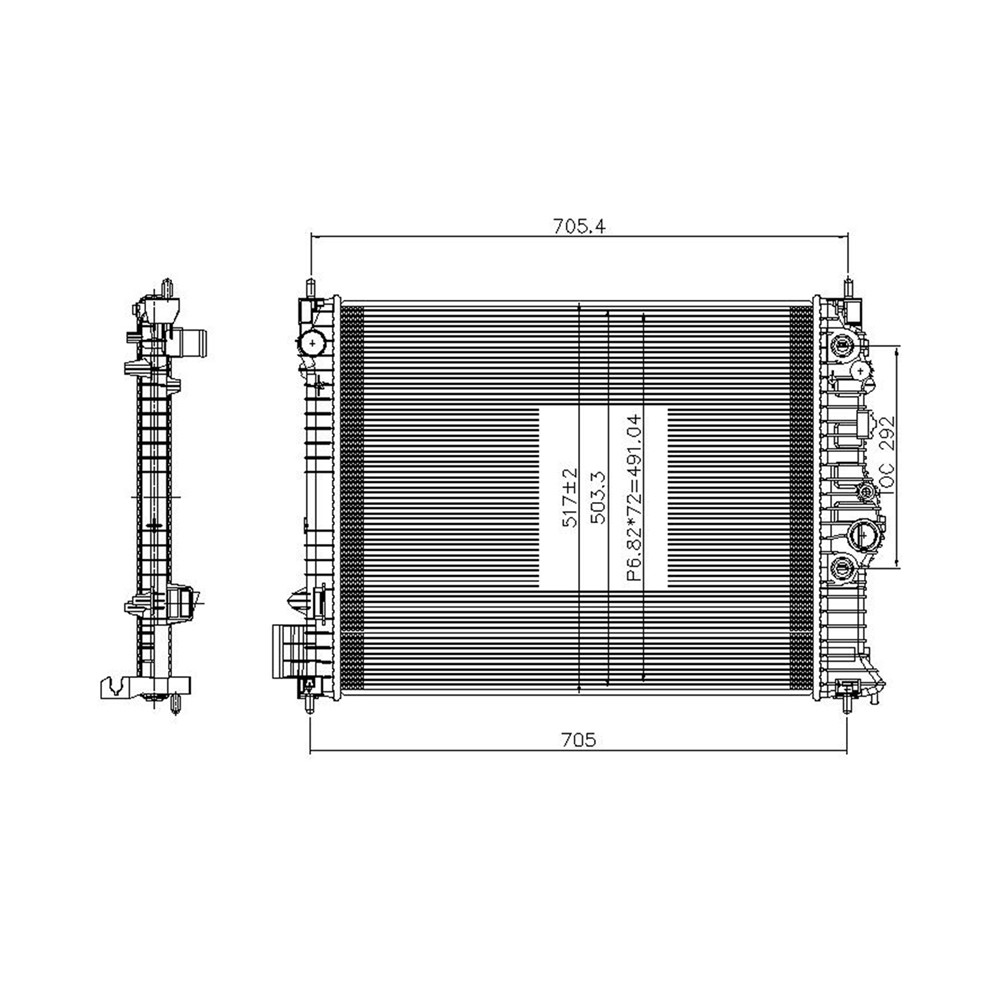 Radiator For 13-20 Chevrolet Trax