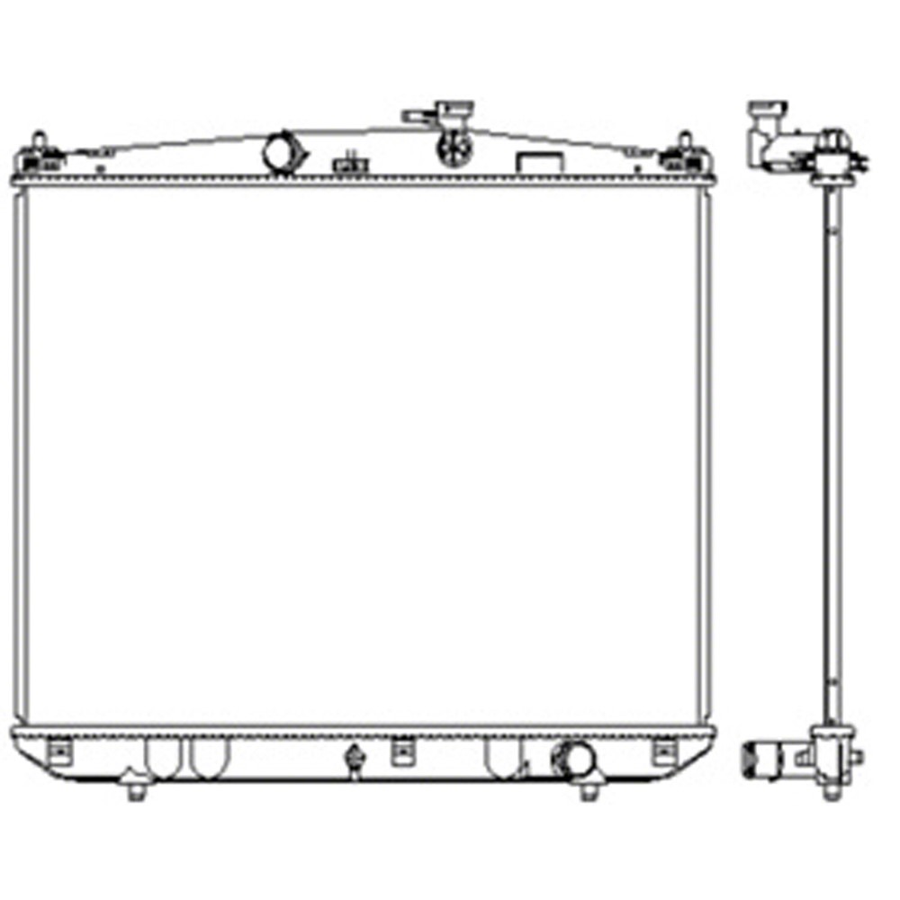 Radiator For 14-19 Toyota Highlander