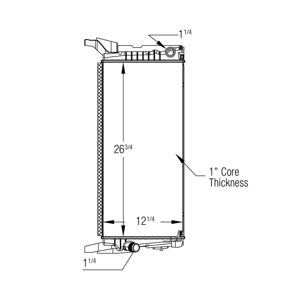 Radiator For 14-19 Mini Cooper