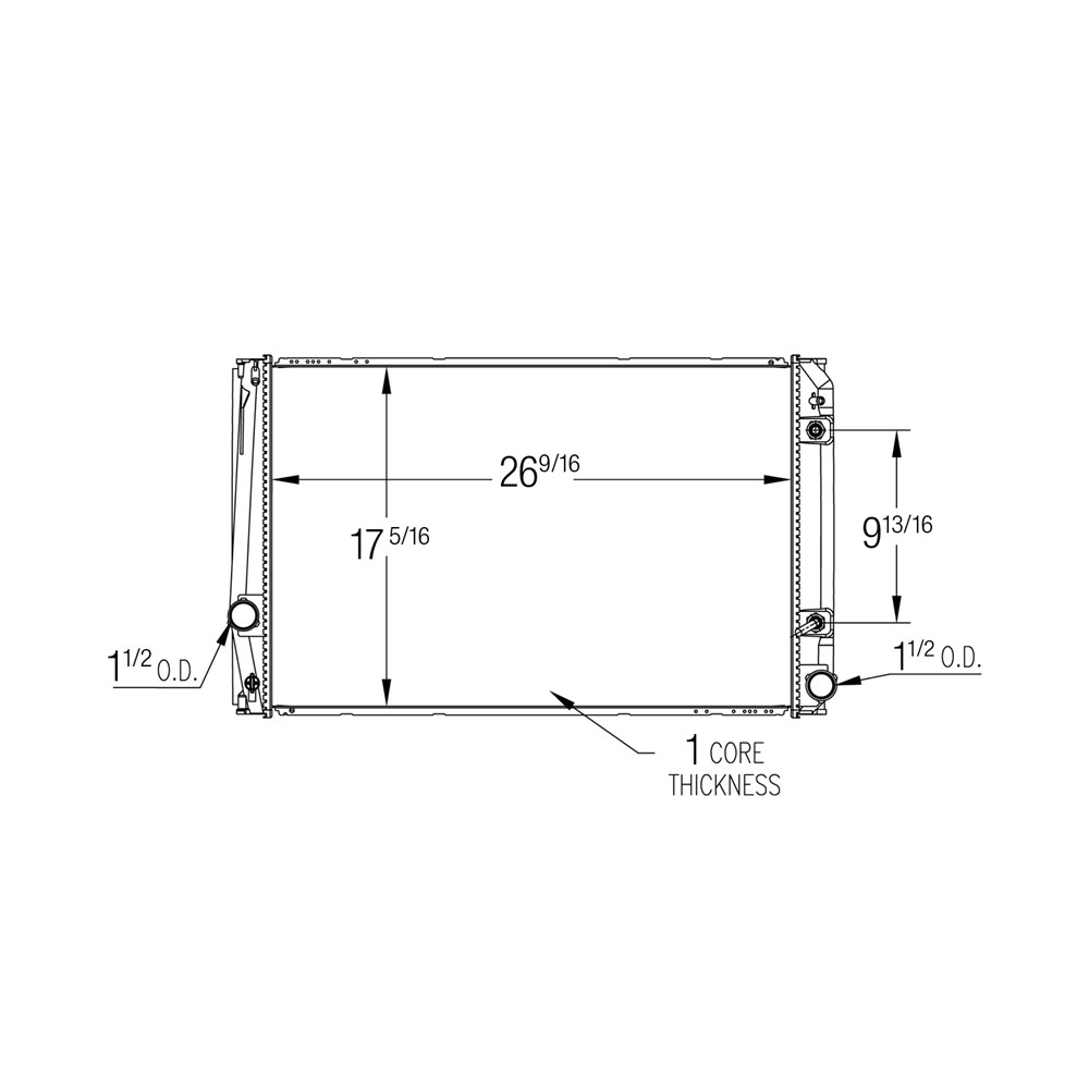 Radiator For 09-12 Toyota RAV4