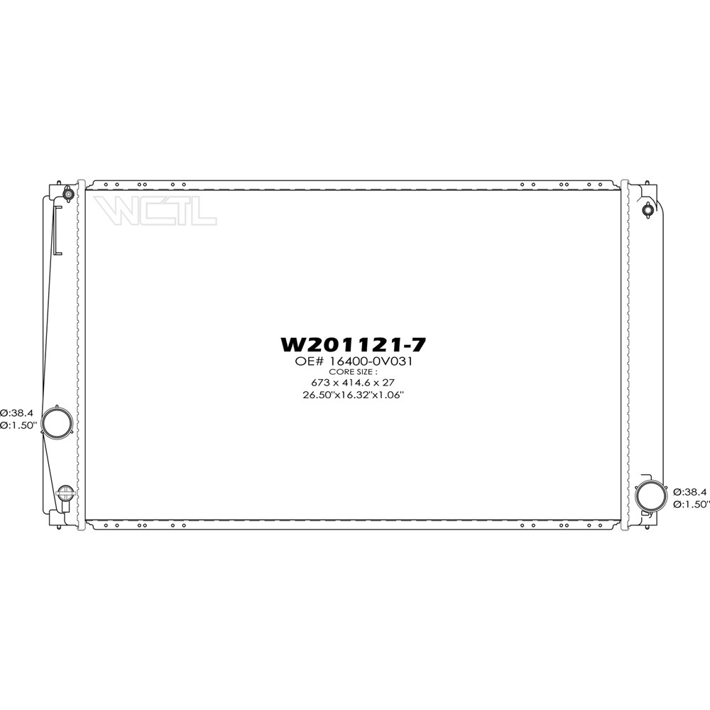 Radiator For 16-18 Toyota RAV4