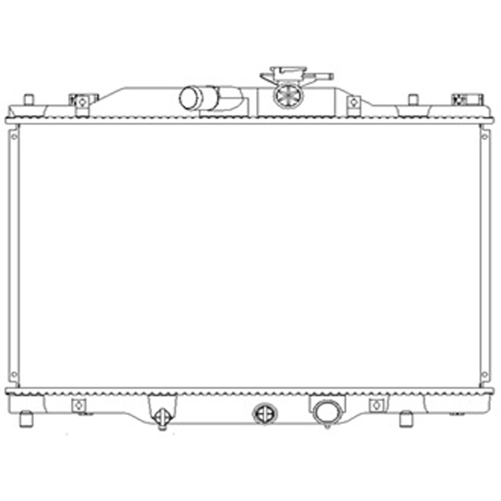 Radiator For 16-21 Mazda CX-3