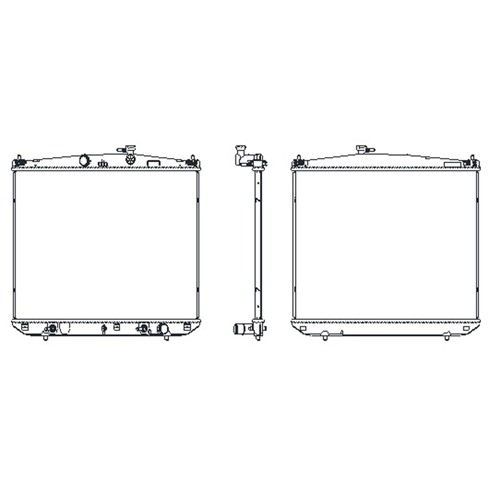 Radiator For 16-22 Lexus RX350, 18-22 Lexus RX350L, 16-22 Lexus RX450h, 18-22 Lexus RX450hL