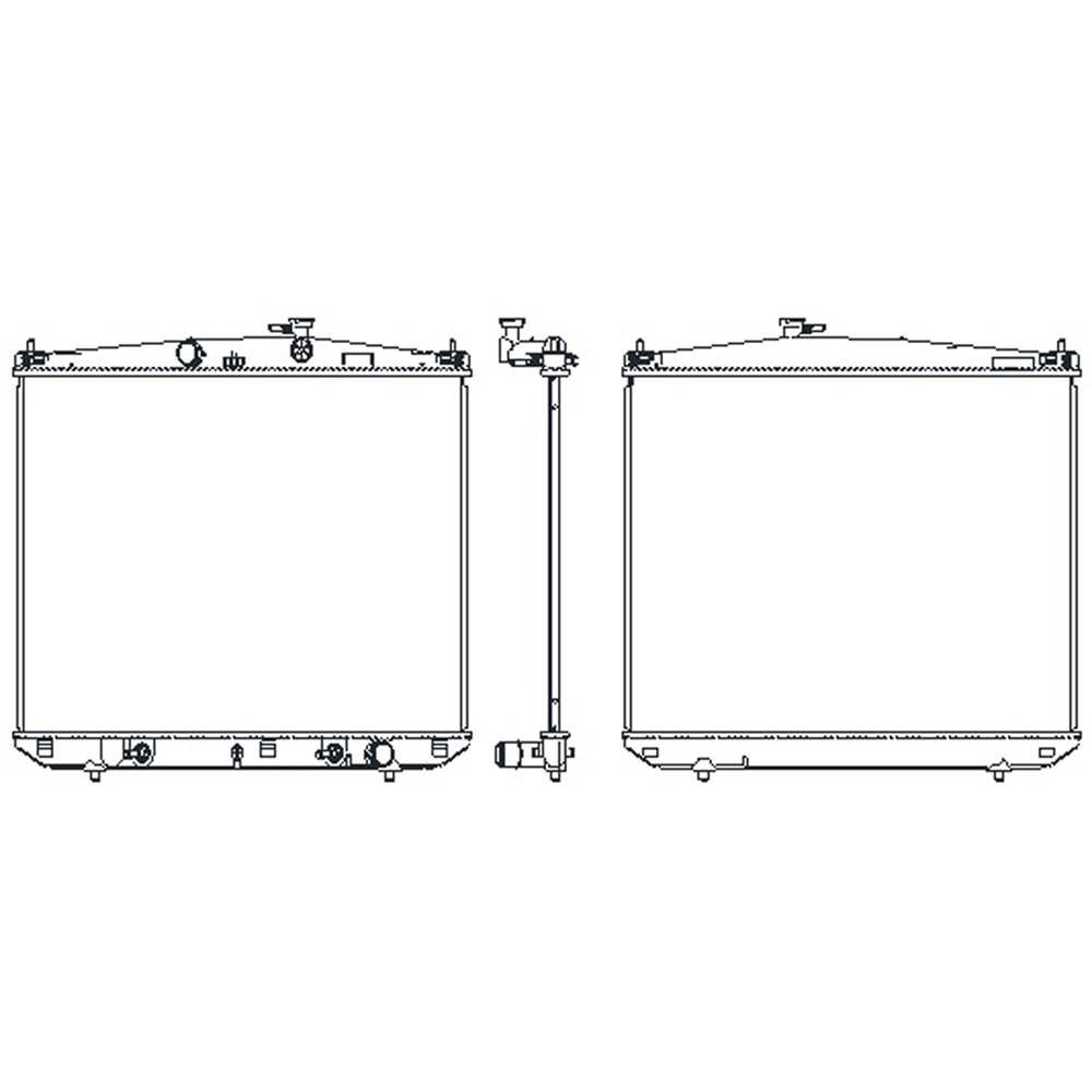 Radiator For 16-22 Lexus RX350, 18-22 Lexus RX350L