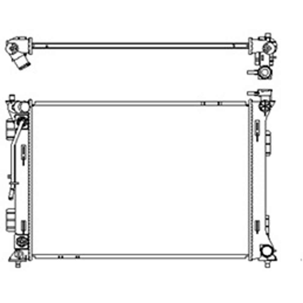 Radiator For 16-20 Kia Optima