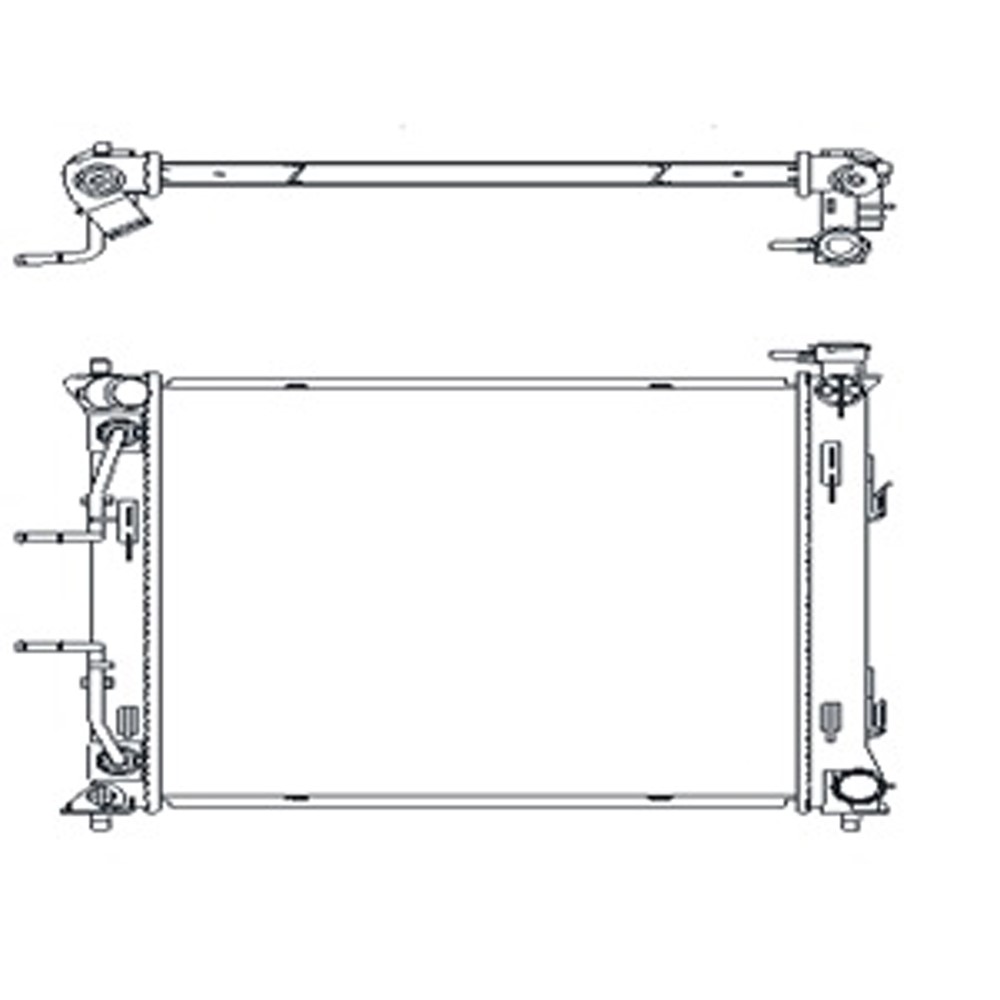 Radiator For 16-20 Kia Optima