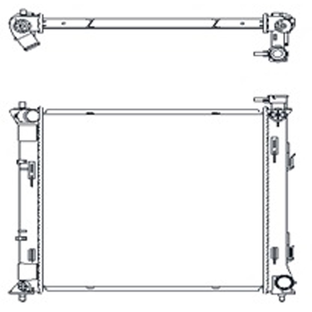 Radiator For 16-20 Kia Optima