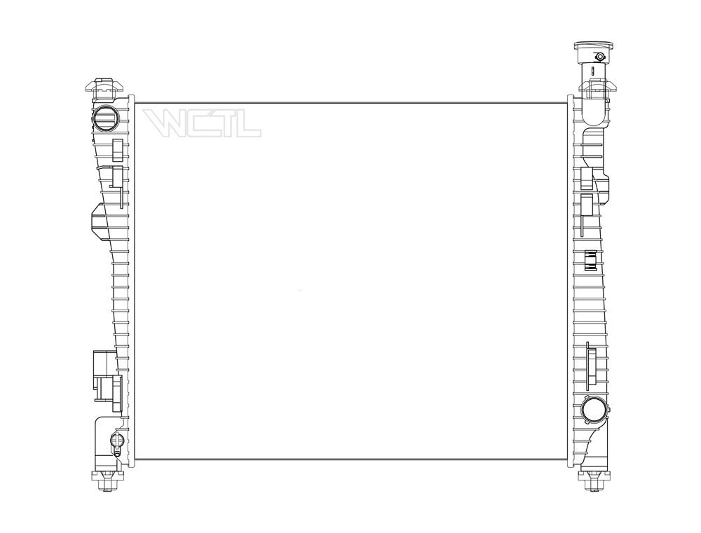 Radiator For 15-20 Dodge Durango