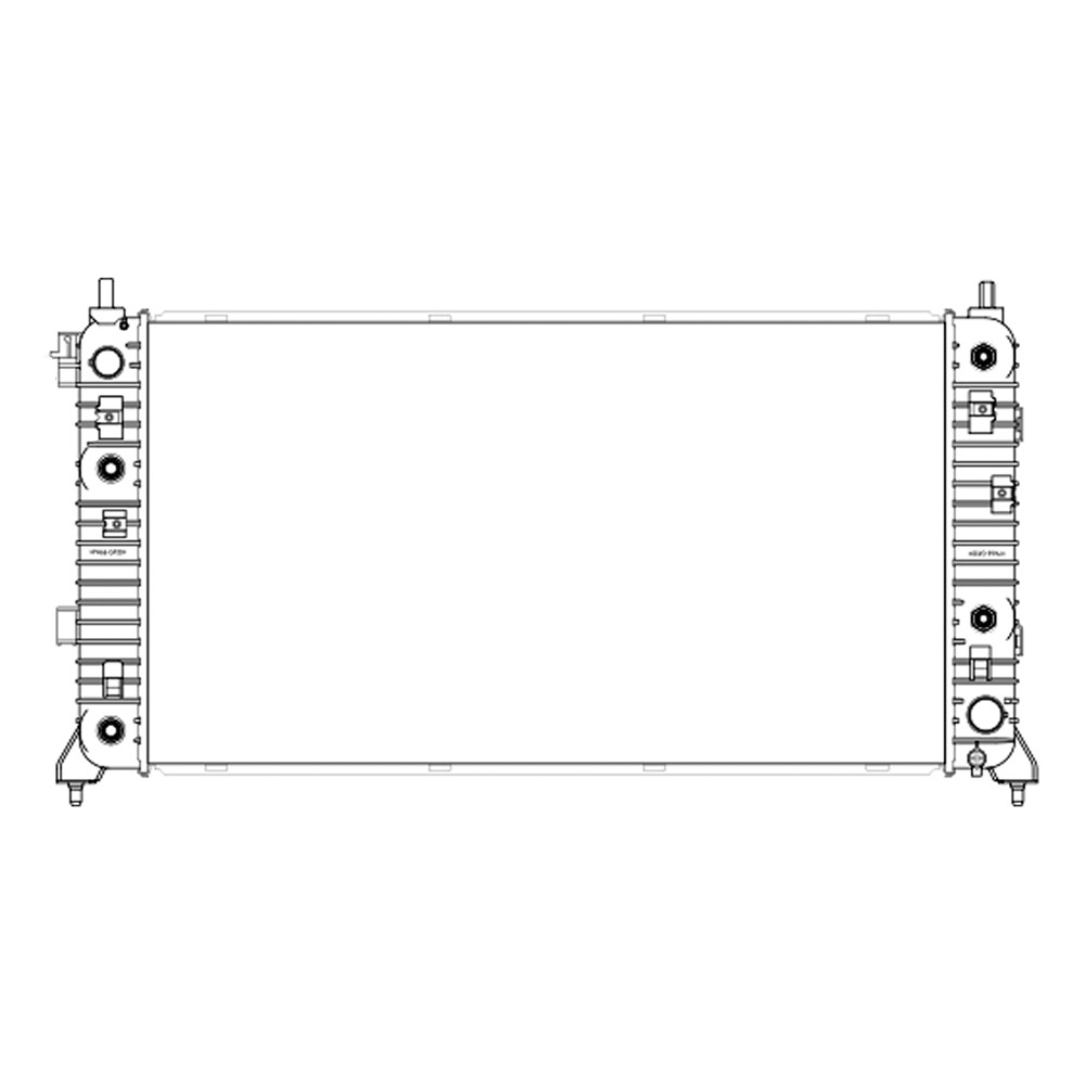 Radiator For 19-21 Chevrolet Silverado 1500, 19-21 GMC Sierra 1500