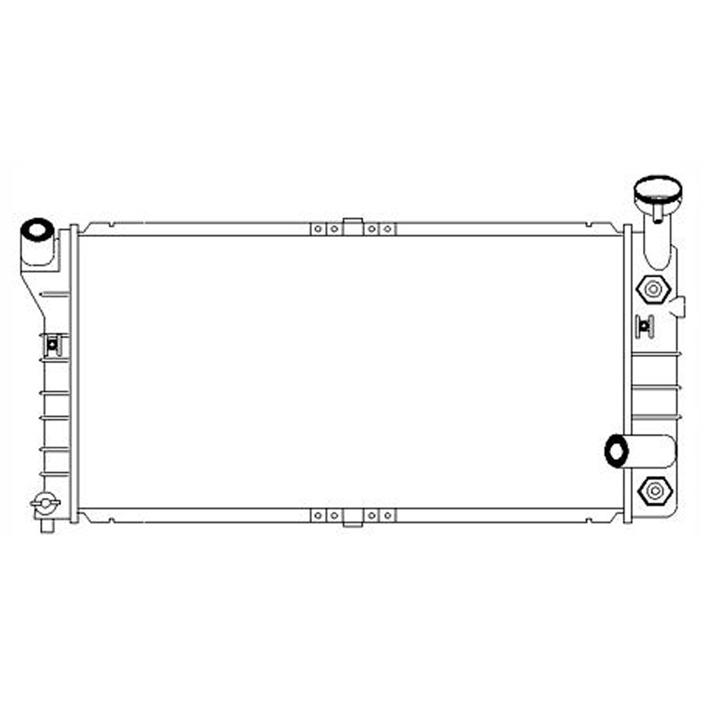 Radiator For 1994-1999 Buick Chevrolet Oldsmobile Pontiac