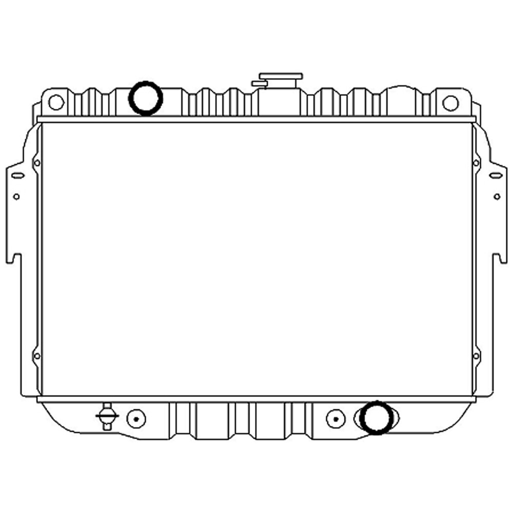Radiator For 1979-2003 Dodge