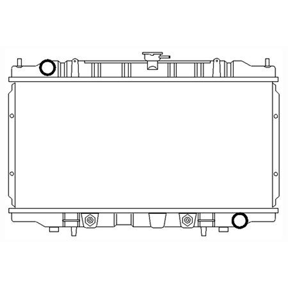 Radiator For 96-99 INFINITI I30, 95-99 Nissan Maxima