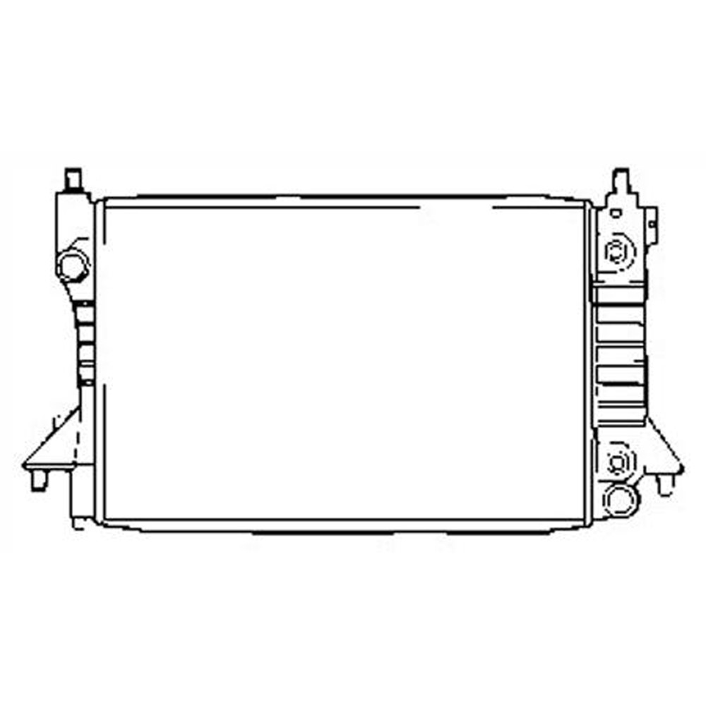 Radiator For 96-07 Ford Taurus, 96-05 Mercury Sable