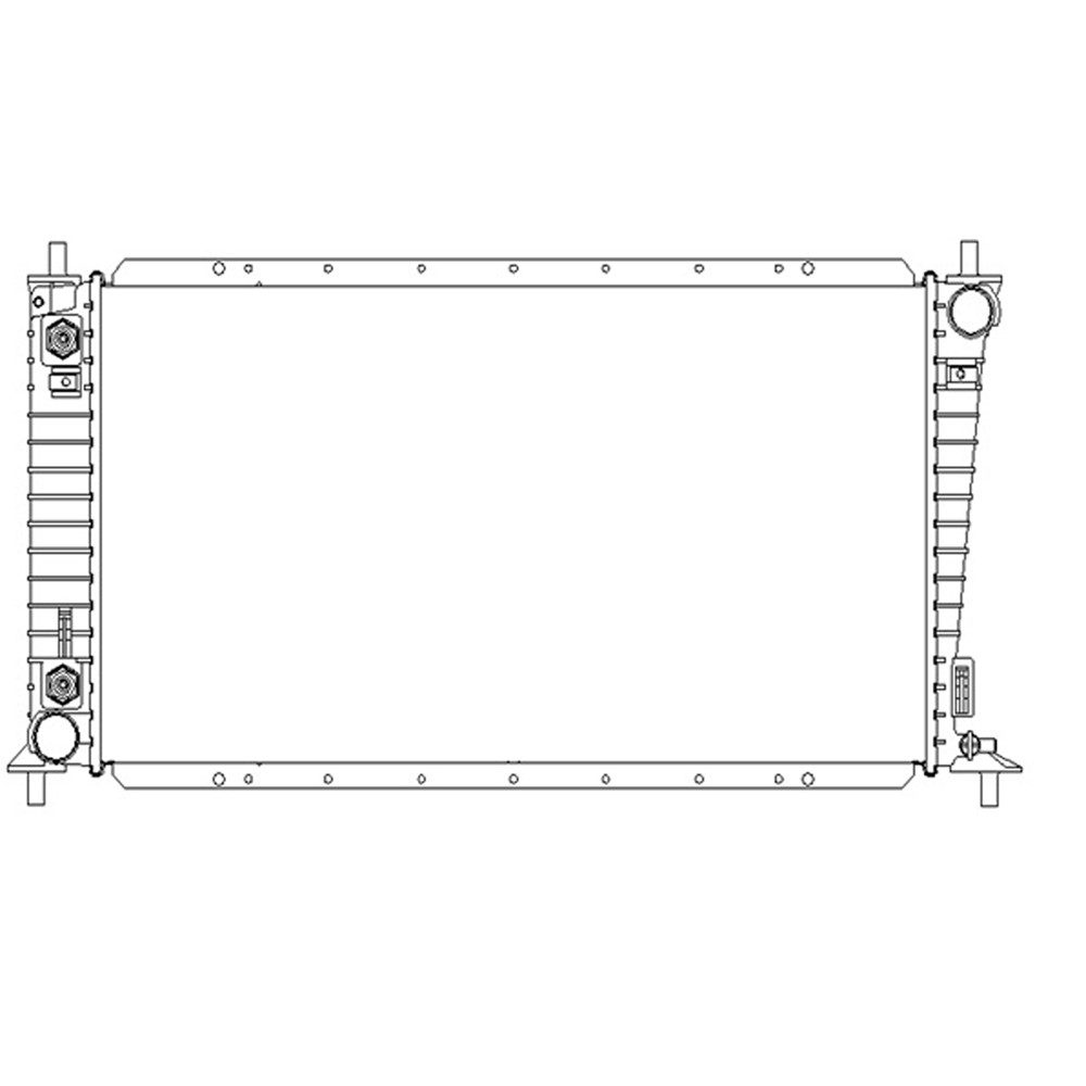 Radiator For 97-98 Ford F-150, 97-98 Ford F-250