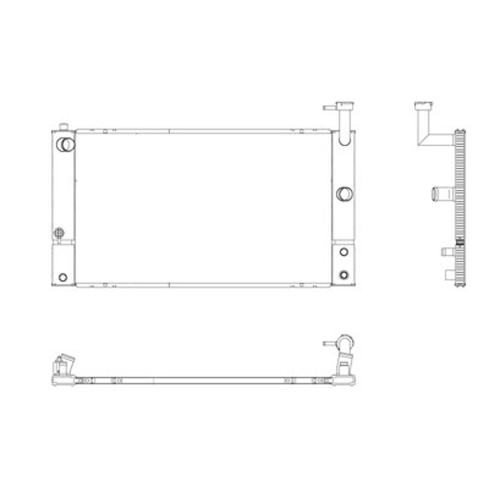 Radiator For 04-09 Toyota Prius