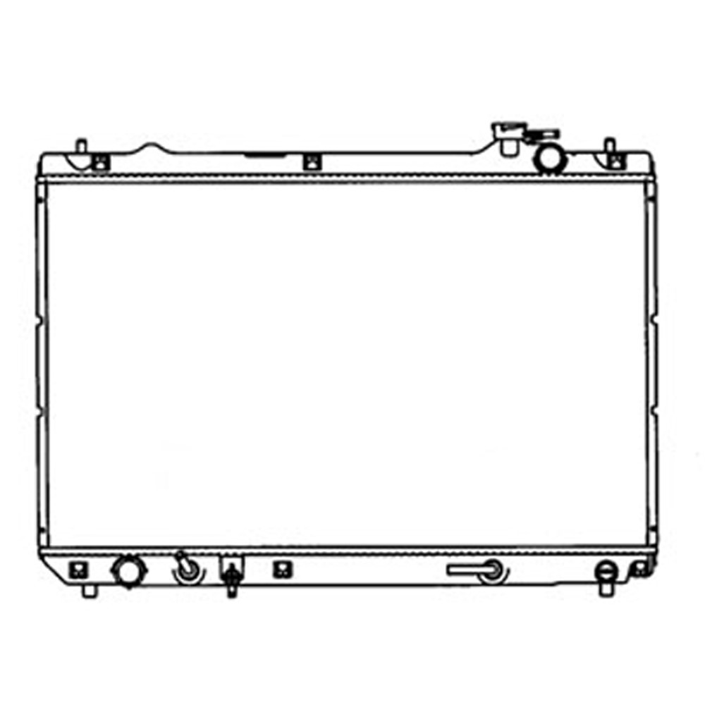 Radiator For 04-07 Toyota Highlander