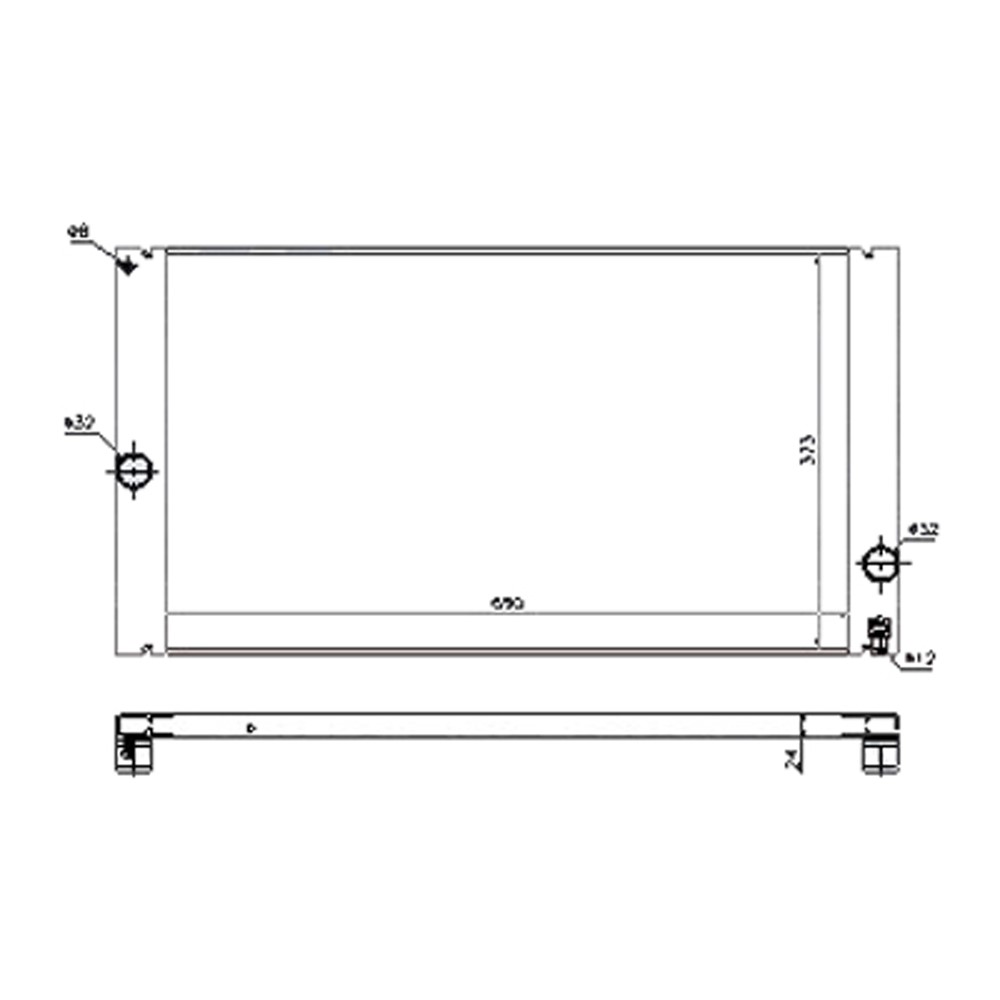 Radiator For 06-12 Volvo C70, 04-11 Volvo S40, 05-11 Volvo V50