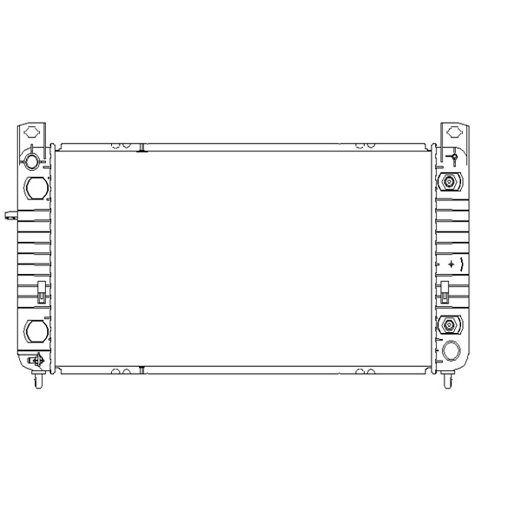 Radiator For 2005-2014 Cadillac Chevrolet GMC Hummer