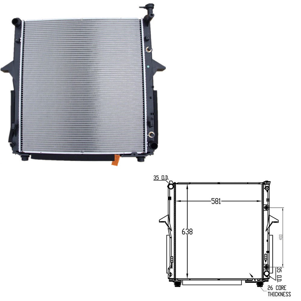 Radiator For 07-09 Kia Sorento