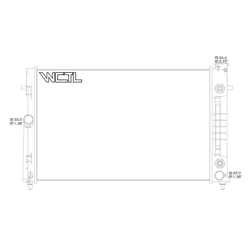 Radiator For 05-06 Pontiac GTO