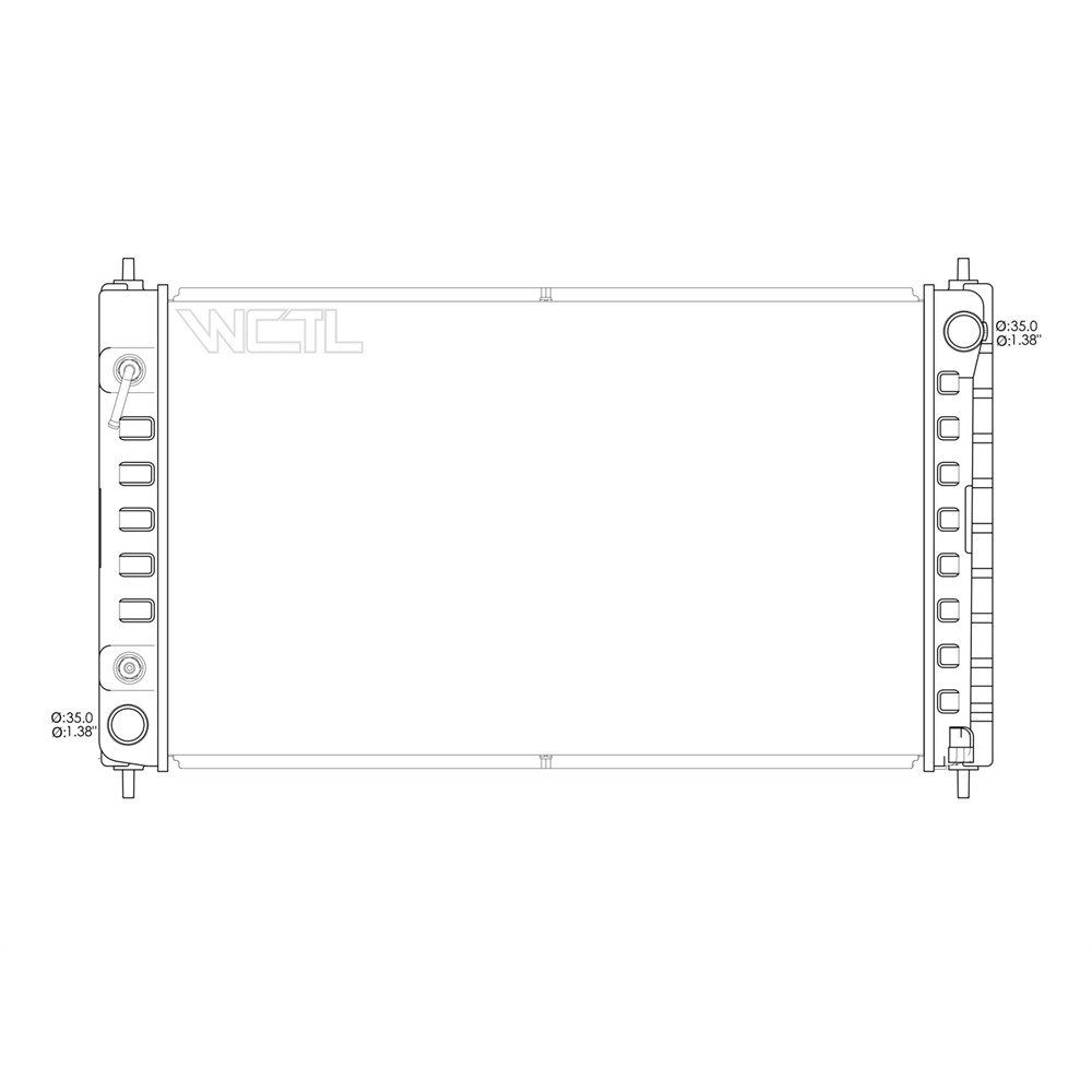 Radiator For 07-18 Nissan Altima, 09-23 Nissan Maxima