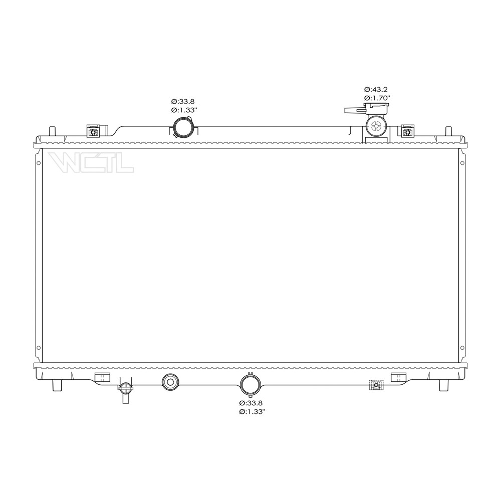 Radiator For 14-18 Mazda 3, 14-18 Mazda 3 Sport