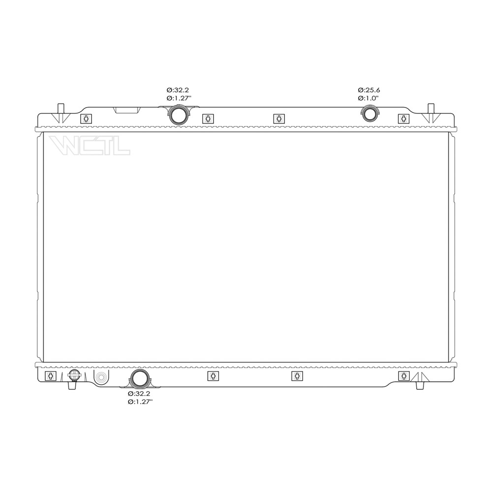 Radiator For 17-19 Honda CR-V