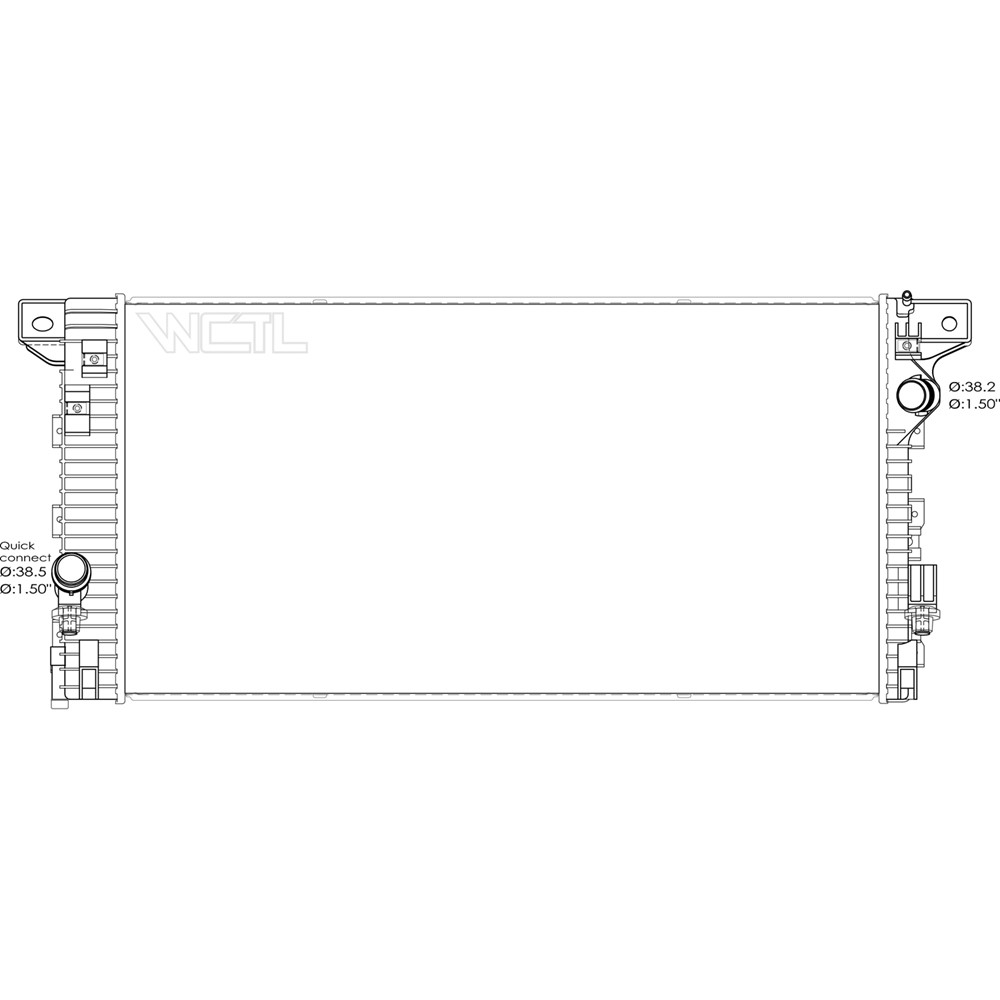Radiator For 18-23 Ford Expedition, 15-20 Ford F-150, 18-23 Lincoln Navigator