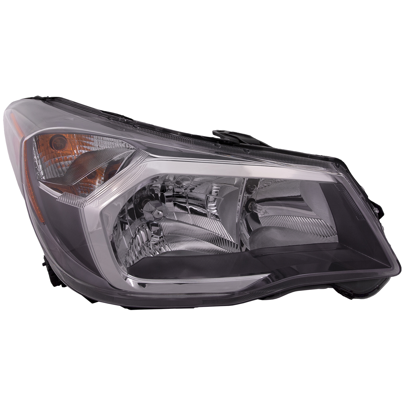 Right Passenger Side Headlight For 14-16 Subaru Forester; CAPA Certified