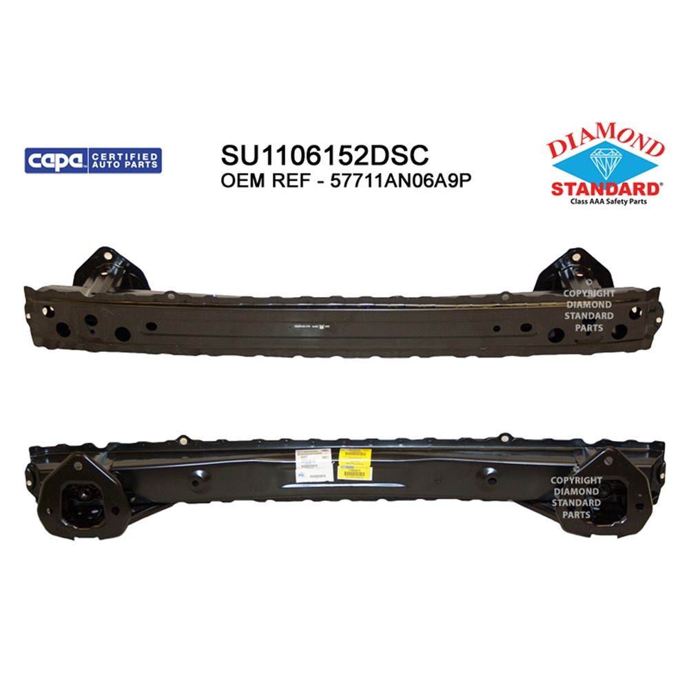 Rear Bumper Impact Bar For 22-25 Subaru Outback