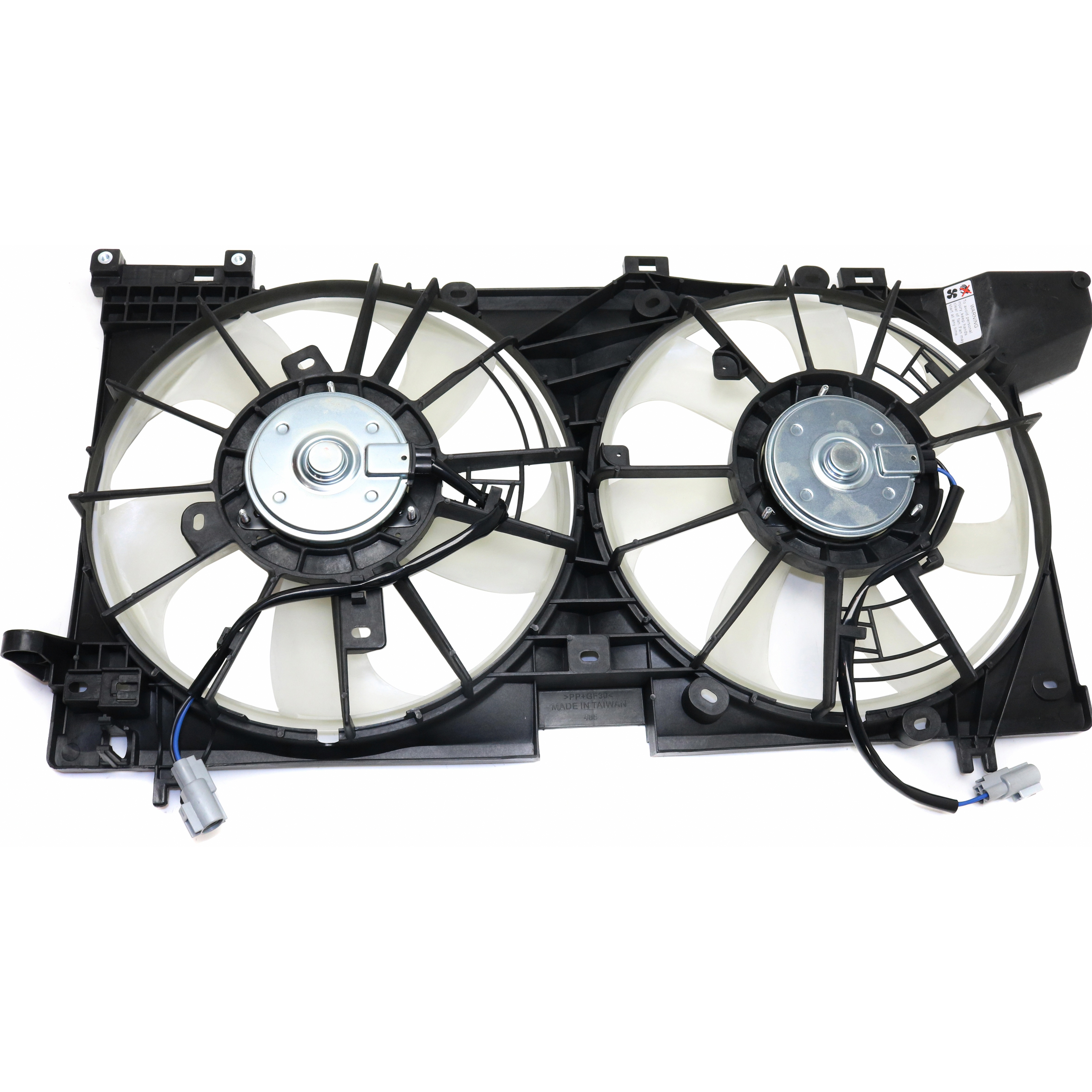 Dual Radiator And Condenser Fan Assembly For 15-19 Subaru Legacy, 15-19 Subaru Outback