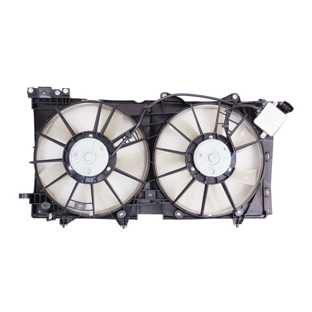 Dual Radiator And Condenser Fan Assembly For 10-14 Subaru Legacy, 10-14 Subaru Outback