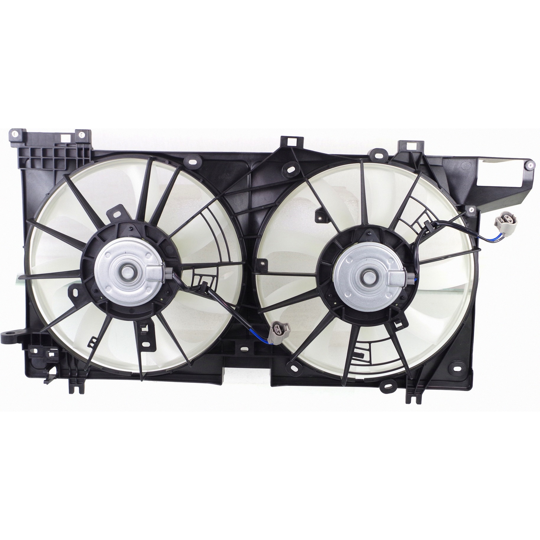 Dual Radiator And Condenser Fan Assembly For 15-19 Subaru Legacy, 15-19 Subaru Outback