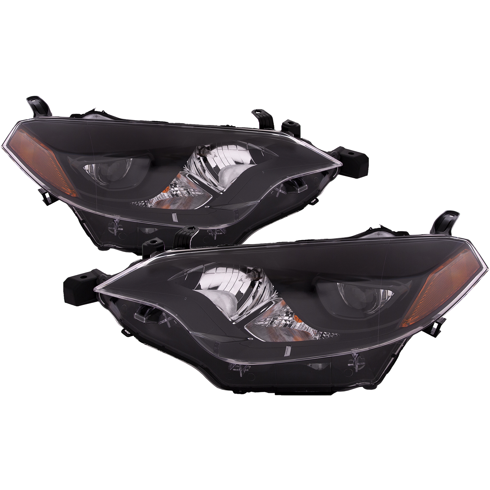 Headlight Set For 14-16 Toyota Corolla