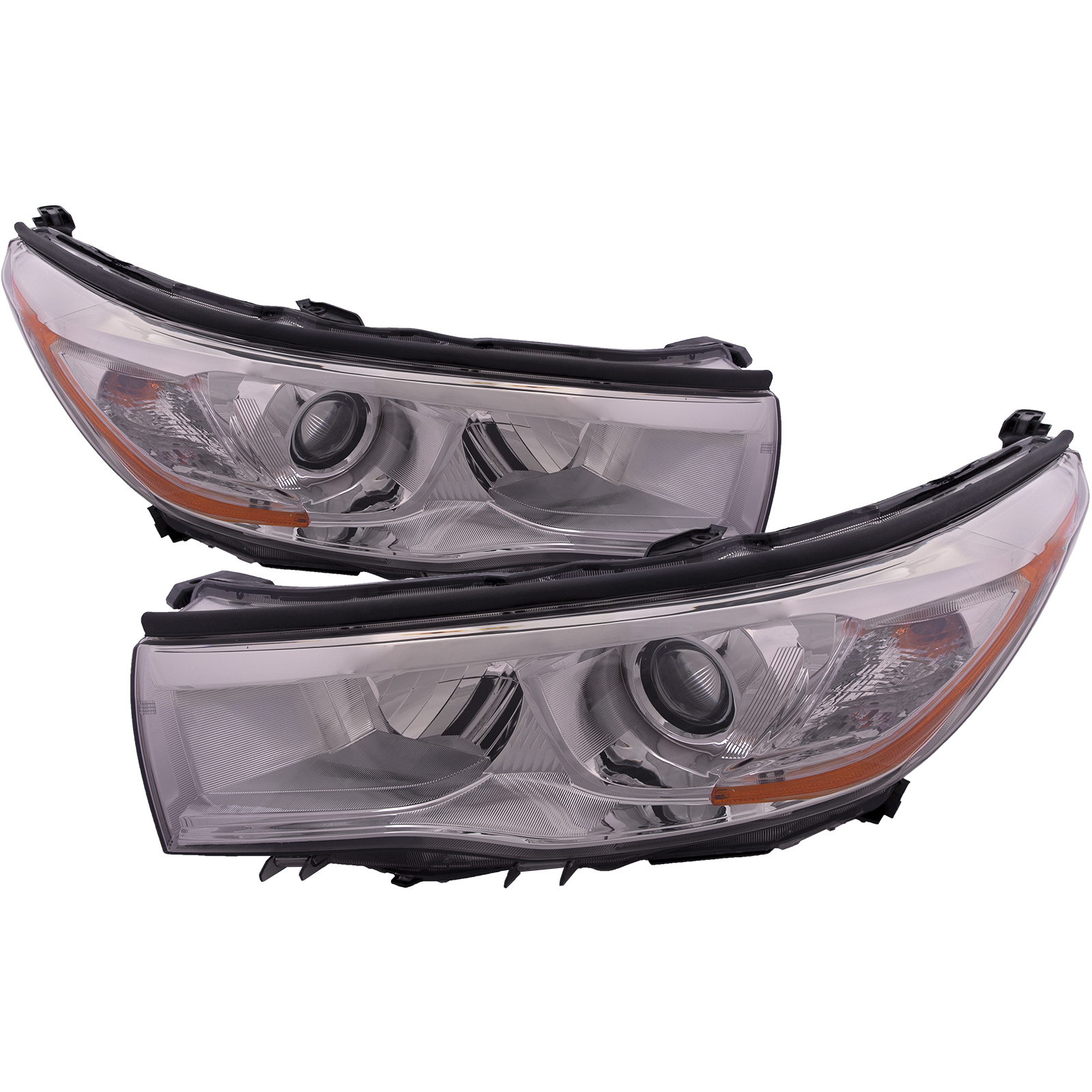 Headlight Set For 14-16 Toyota Highlander