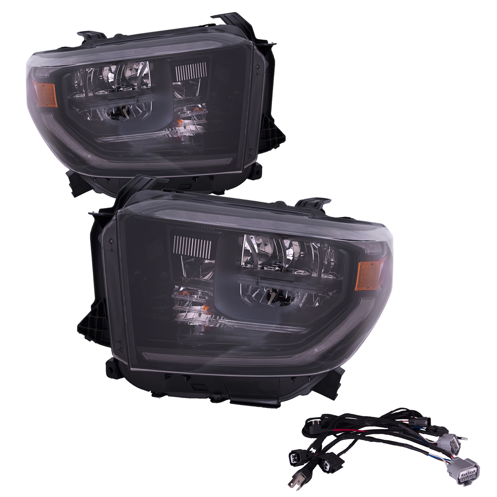 Headlight Set For 14-21 Toyota Tundra